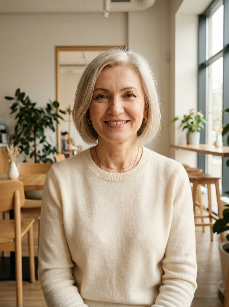 Елегантна жінка з впевненим поглядом